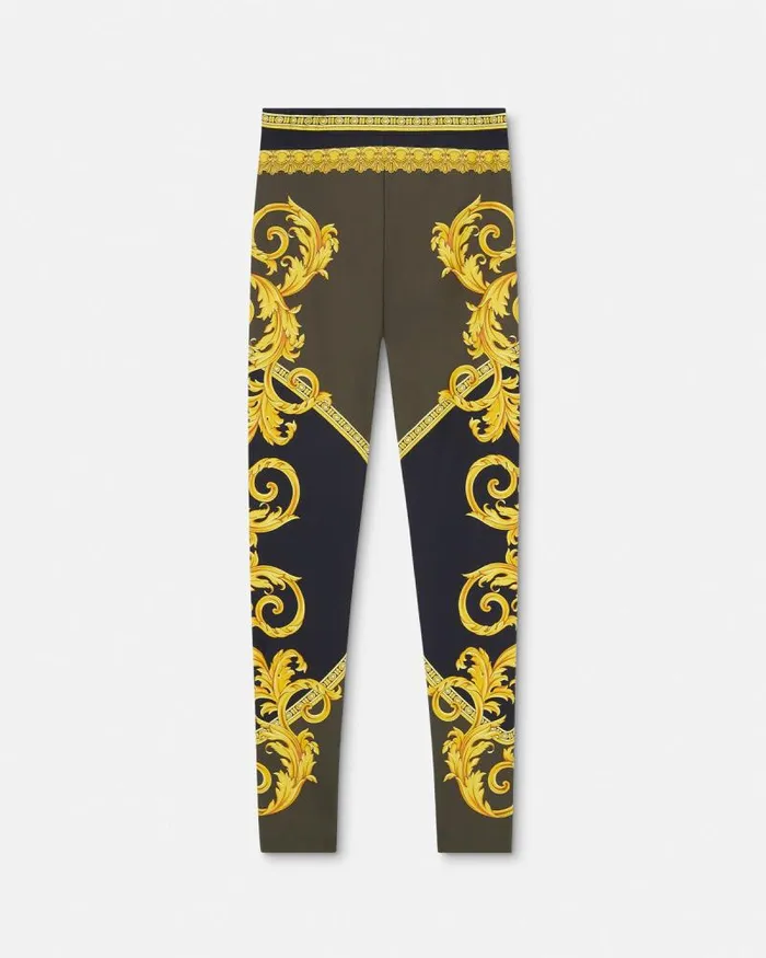 La Coupe Des Dieux Leggings Blackprint Women Versace Pants and Shorts