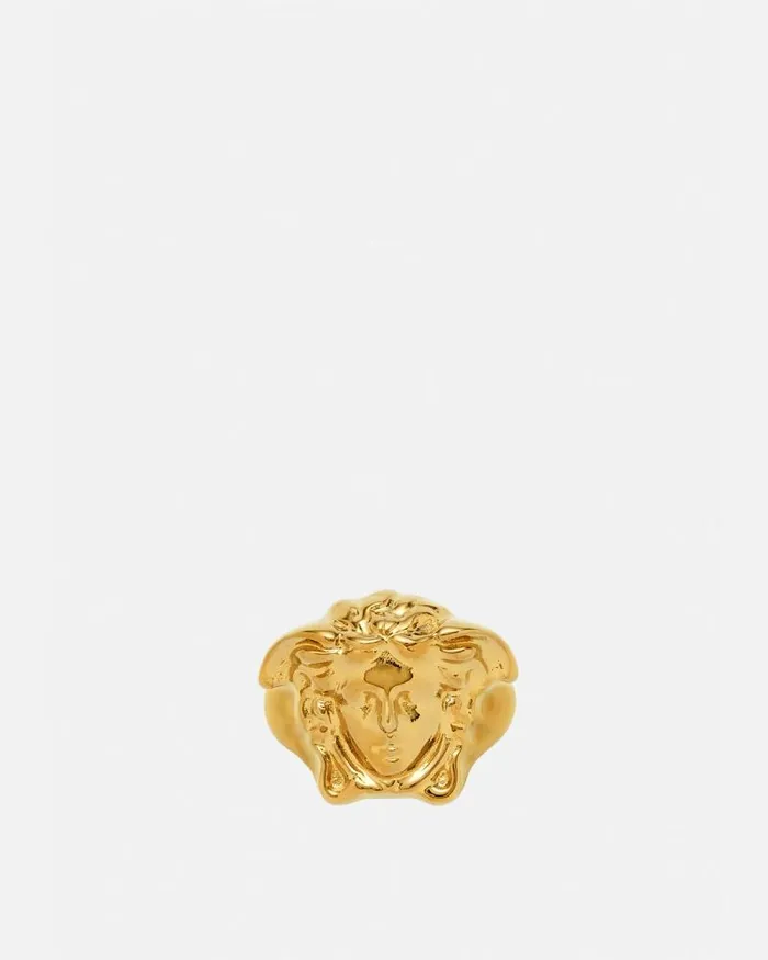 La Medusa Ring Light Gold WomenMen Versace Rings