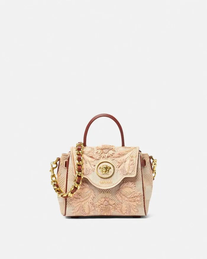 La Medusa Small Handbag Beige Women Versace Top Handle