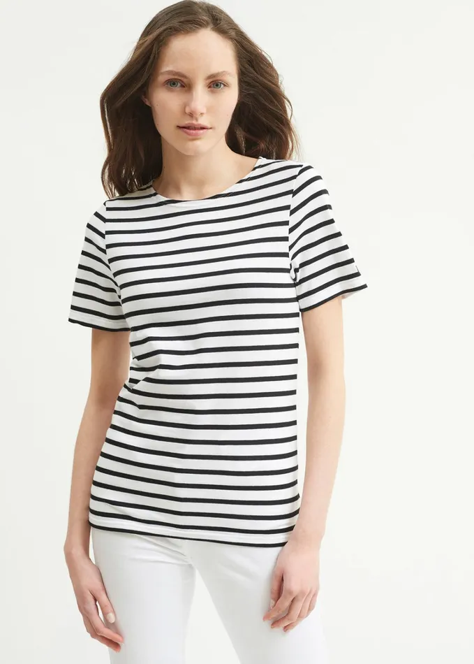 Levant Modern Breton Stripe Short Sleeve Shirt Soft Cotton Whiteblack Men Saint James Breton Striped Shirts Levant Modern Breton Stripe Short Sleeve Shirt Soft Cotton Whiteblack Men Saint James Breton Striped Shirts