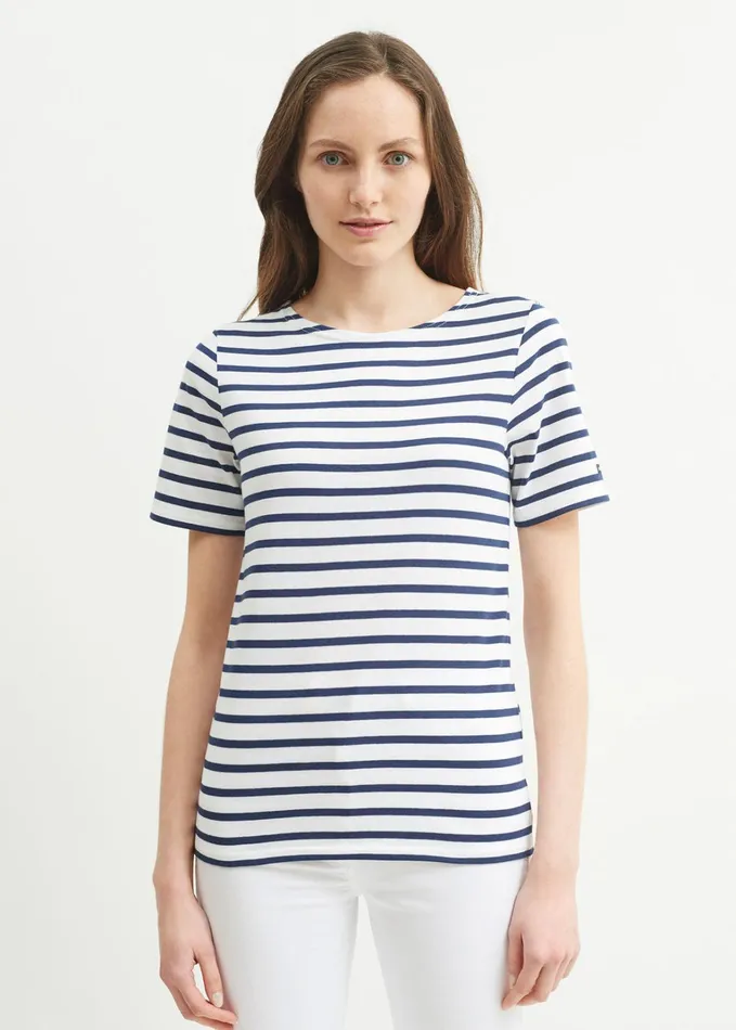 Levant Modern Breton Stripe Short Sleeve Shirt Soft Cotton Whitenavy Men Saint James Breton Striped Shirts Levant Modern Breton Stripe Short Sleeve Shirt Soft Cotton Whitenavy Men Saint James Breton Striped Shirts