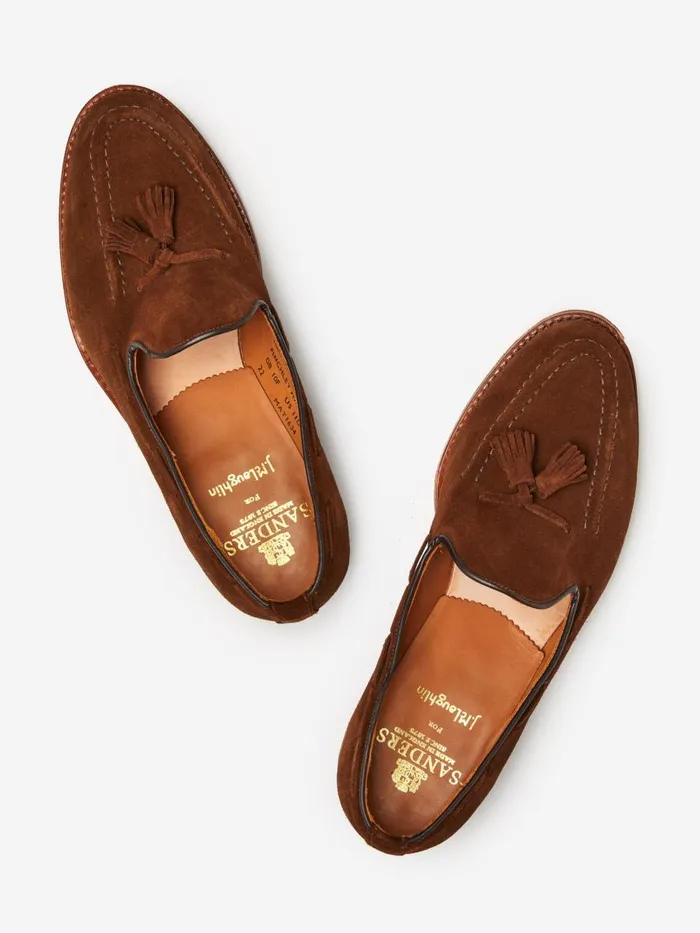 Loafers Men JMcLaughlin Finchley Suede Loafers Brown