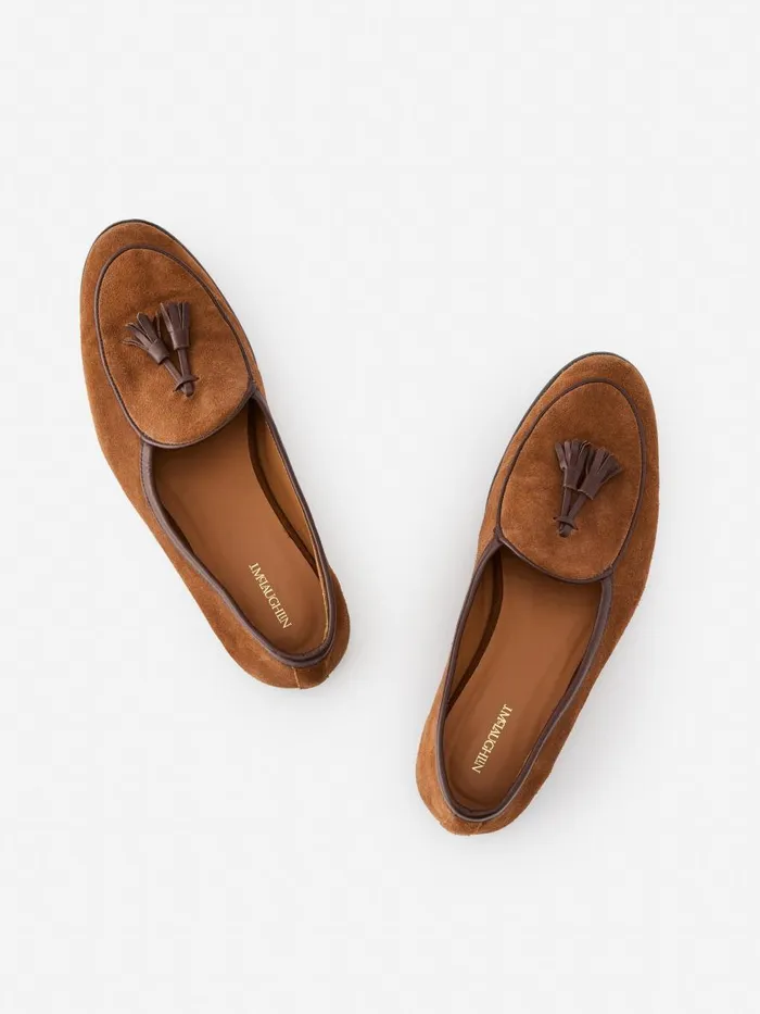 Loafers Men JMcLaughlin Oskar Suede Loafers Cognac Loafers Men JMcLaughlin Oskar Suede Loafers Cognac