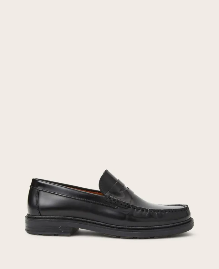 Loafers Men Kenneth Cole GENTLE SOULS Myles Leather Penny Loafer Black