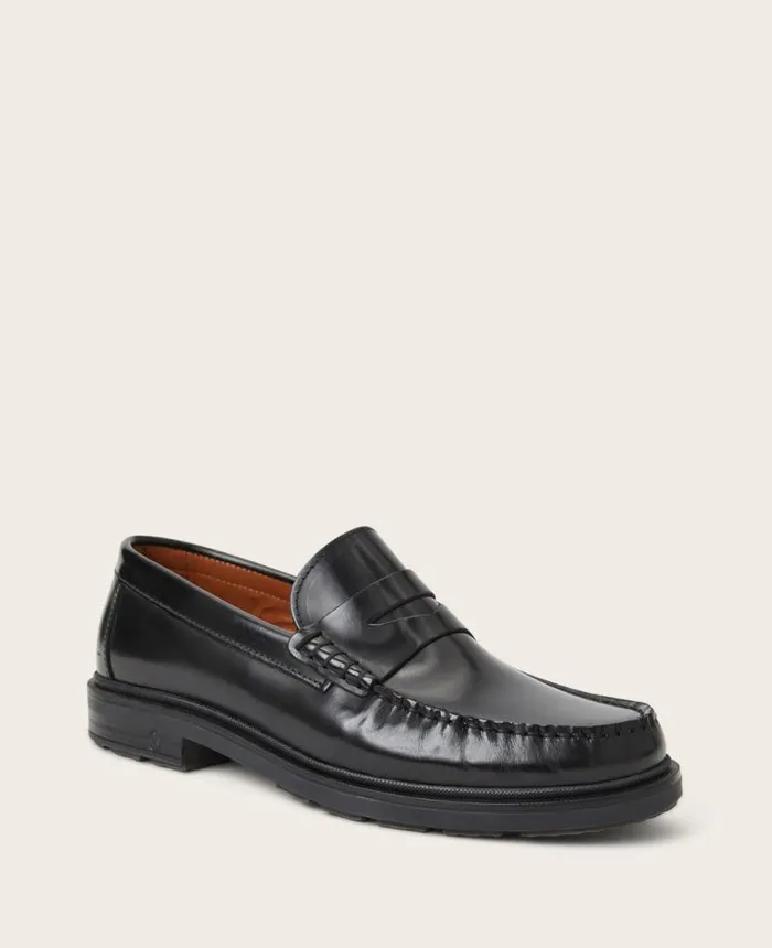 Loafers Men Kenneth Cole GENTLE SOULS Myles Leather Penny Loafer Black Loafers Men Kenneth Cole GENTLE SOULS Myles Leather Penny Loafer Black