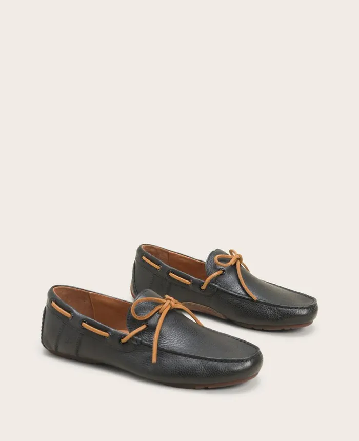 Loafers Men Kenneth Cole GENTLE SOULS Nyle Leather Driver Boat Shoe Black Loafers Men Kenneth Cole GENTLE SOULS Nyle Leather Driver Boat Shoe Black