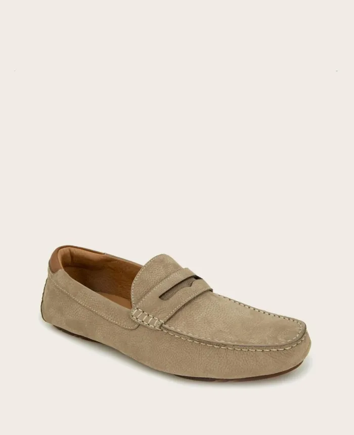 Loafers Men Kenneth Cole GENTLE SOULS Nyle Penny Driver Taupe Loafers Men Kenneth Cole GENTLE SOULS Nyle Penny Driver Taupe