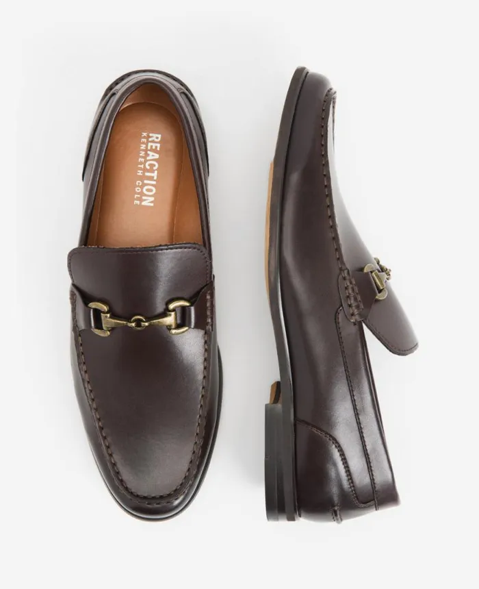 Loafers Men Kenneth Cole REACTION 8211 Crespo Bit Loafer Brown Loafers Men Kenneth Cole REACTION 8211 Crespo Bit Loafer Brown