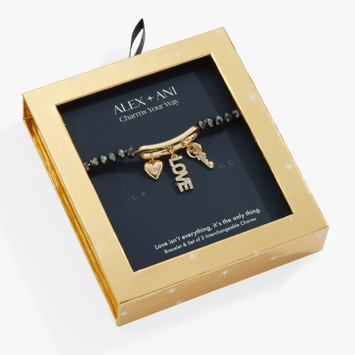 Love Mix Match Charm Stretch Bracelet Gold Women Alex And Ani Love Love Mix Match Charm Stretch Bracelet Gold Women Alex And Ani Love