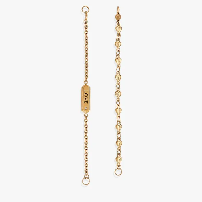 Love Stranded Bracelet Set Stainless Steel Gold Women Alex And Ani Anniversary Love Stranded Bracelet Set Stainless Steel Gold Women Alex And Ani Anniversary