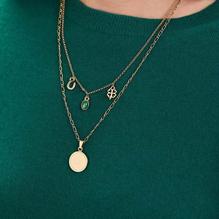 Luck Prosperity MultiCharm Layered Necklace Gold Women Alex And Ani Luck Prosperity