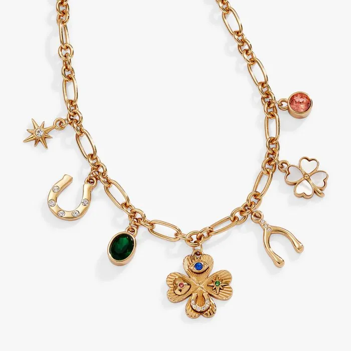 Lucky Four Leaf Clover Charm Necklace Gold Women Alex And Ani Luck Lucky Four Leaf Clover Charm Necklace Gold Women Alex And Ani Luck