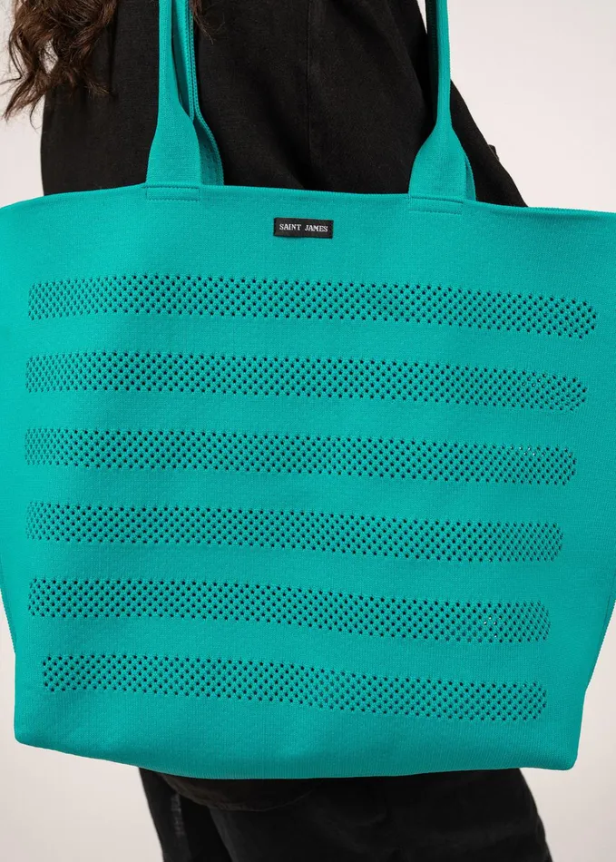 Maille Bag Striped Mesh Bag Absinthegreen Women Saint James Bags