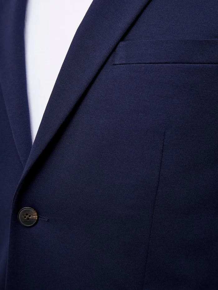 Man Coats and Jackets French Connection Stretch Knit Suit Jacket Marine Man Coats and Jackets French Connection Stretch Knit Suit Jacket Marine