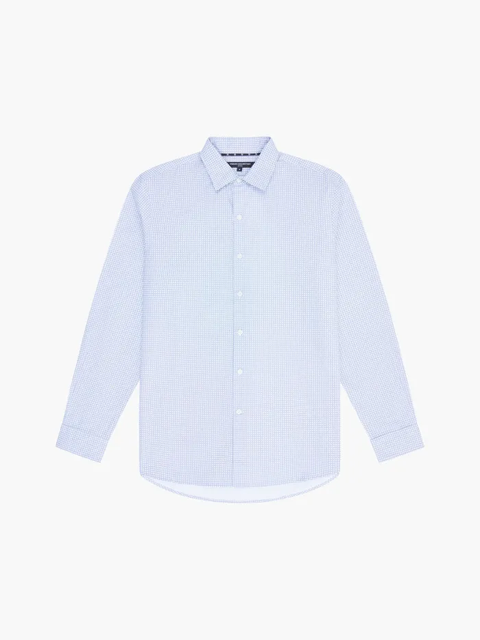 Man Shirts French Connection Regular Fit Classic Collar Geo Floral Shirt Lt Blue Print Man Shirts French Connection Regular Fit Classic Collar Geo Floral Shirt Lt Blue Print