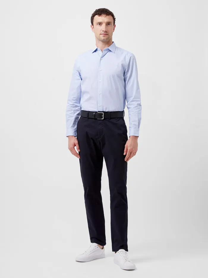 Man Shirts French Connection Regular Fit Classic Collar Geo Shirt Blue Dot Print Man Shirts French Connection Regular Fit Classic Collar Geo Shirt Blue Dot Print