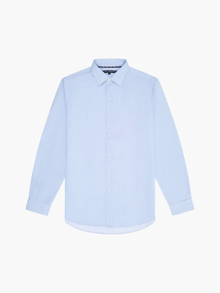 Man Shirts French Connection Regular Fit Classic Collar Geo Shirt Blue Dot Print Man Shirts French Connection Regular Fit Classic Collar Geo Shirt Blue Dot Print