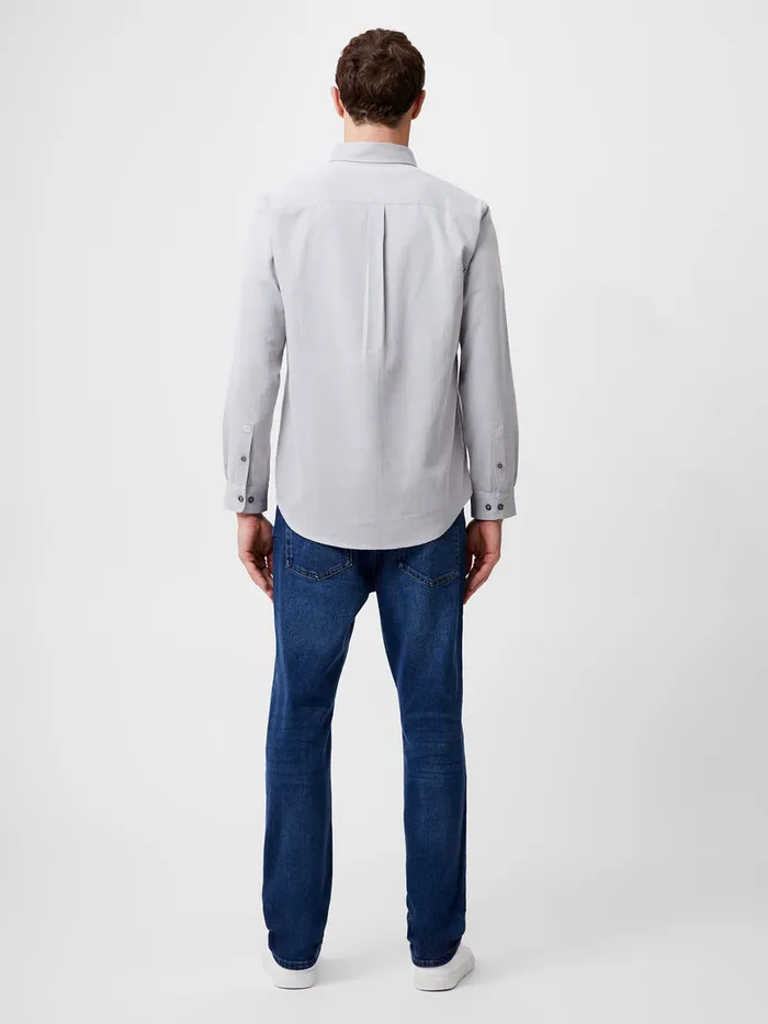 Man Shirts French Connection Regular Fit Herringbone Button Down Shirt Light Grey Man Shirts French Connection Regular Fit Herringbone Button Down Shirt Light Grey