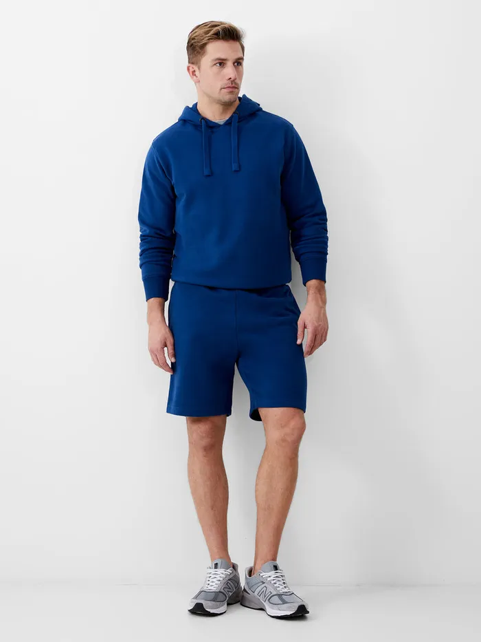Man Shorts French Connection Fleeceback Sweat Shorts True Blue