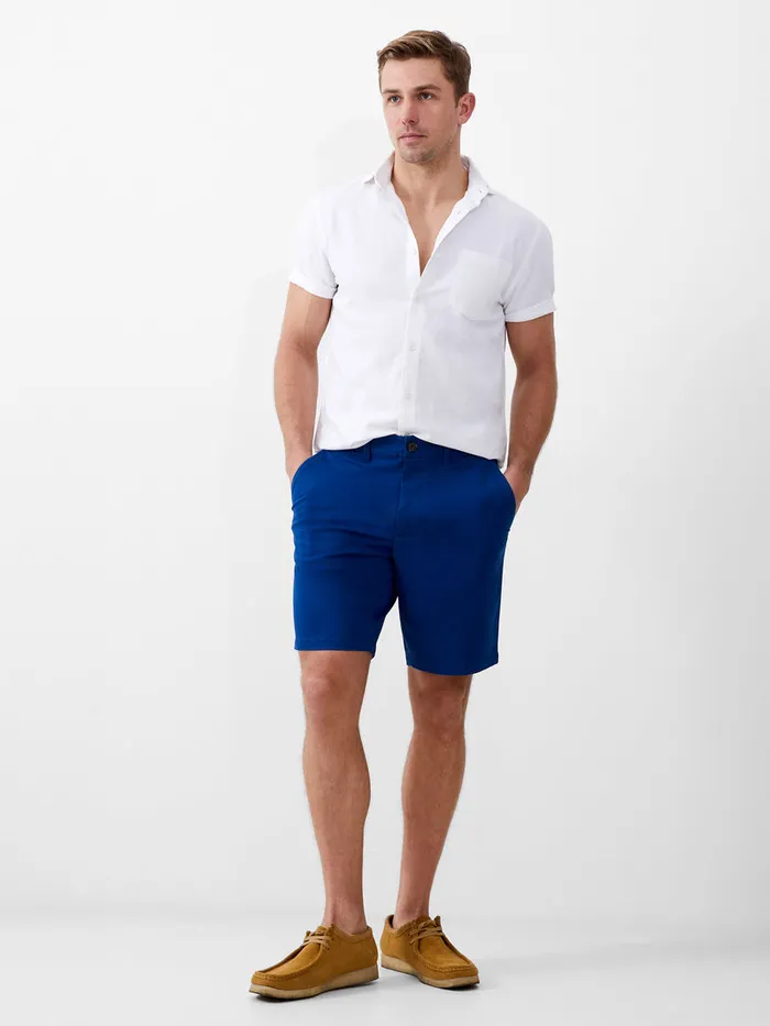 Man Shorts French Connection Stretch Chino Shorts Navy