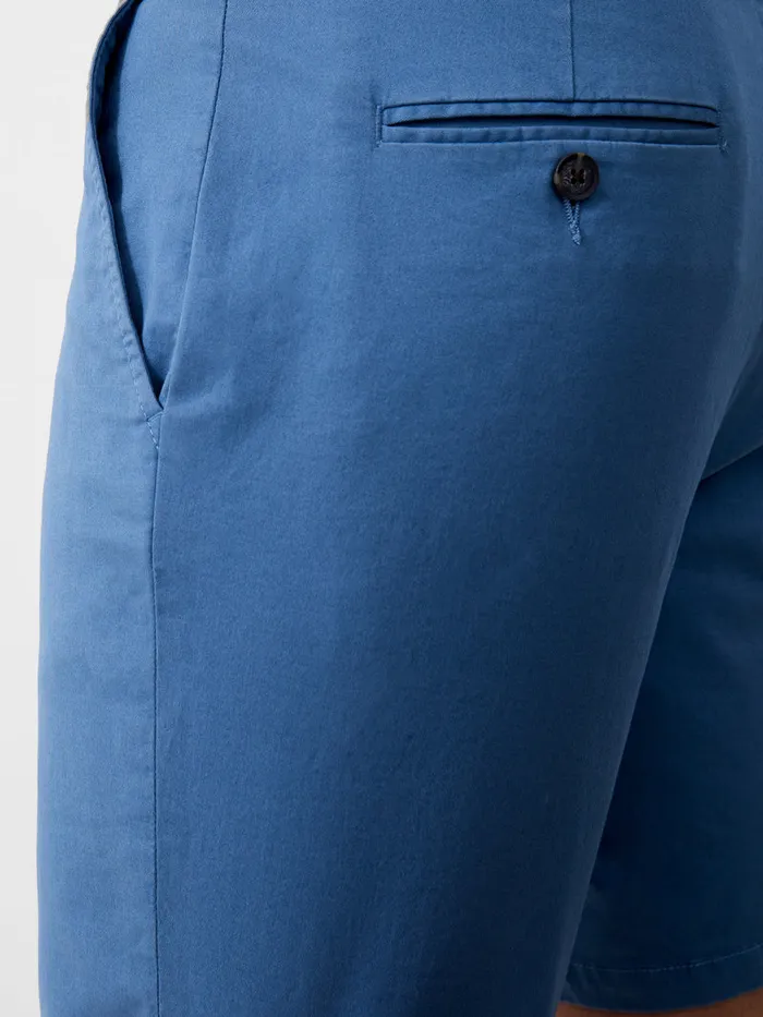 Man Shorts French Connection Stretch Chino Shorts Steel Blue Man Shorts French Connection Stretch Chino Shorts Steel Blue