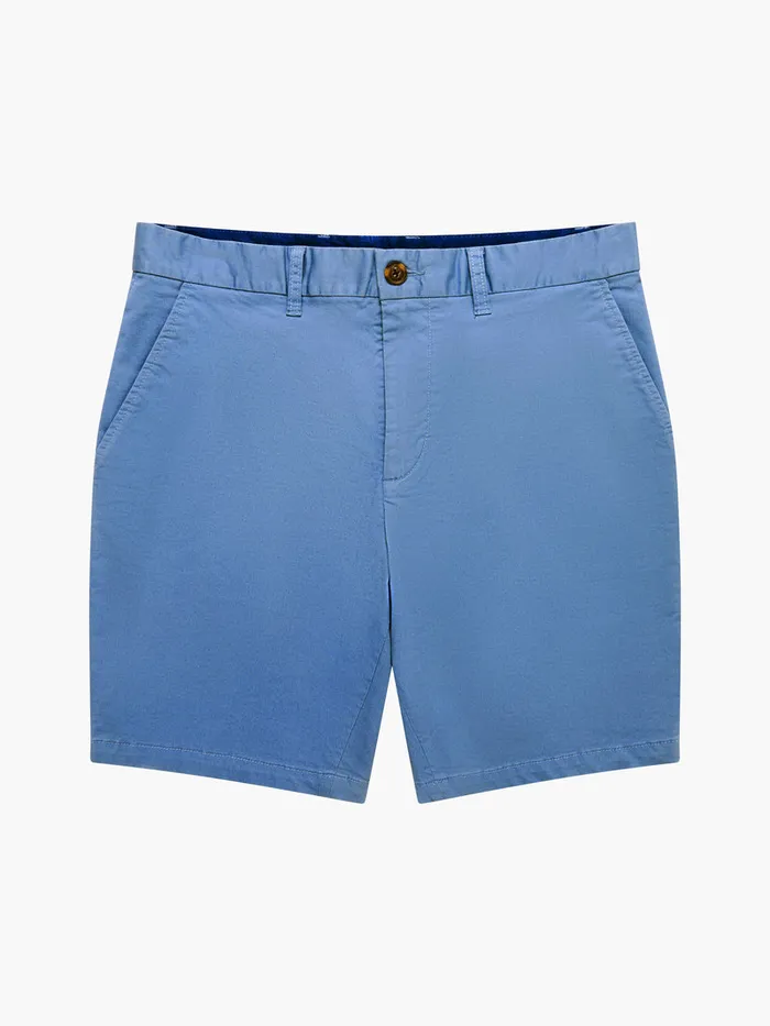 Man Shorts French Connection Stretch Chino Shorts Steel Blue Man Shorts French Connection Stretch Chino Shorts Steel Blue