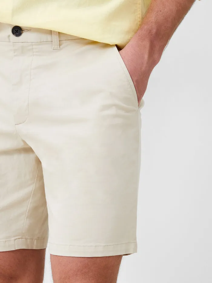 Man Shorts French Connection Stretch Chino Shorts Stone Man Shorts French Connection Stretch Chino Shorts Stone