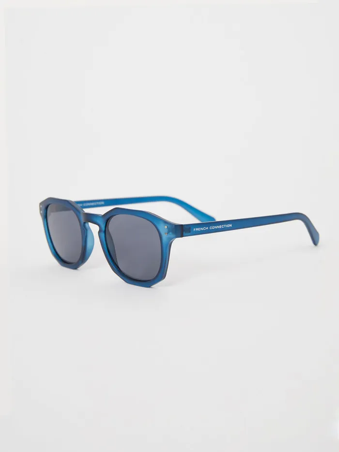 Man Sunglasses French Connection Faceted Preppy Sunglasses Seamoss Man Sunglasses French Connection Faceted Preppy Sunglasses Seamoss