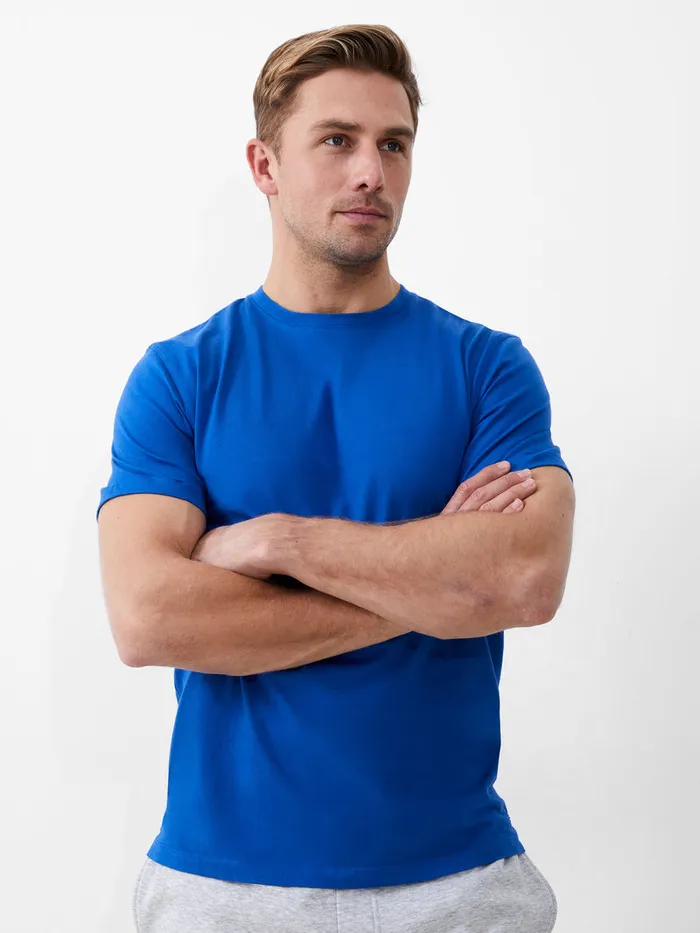 Man TShirts and Polo Shirts French Connection Classic Organic TShirt True Blue
