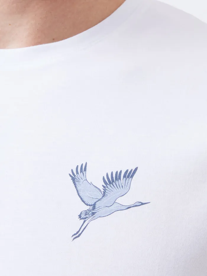 Man TShirts and Polo Shirts French Connection Cormorant Organic Graphic TShirt White Man TShirts and Polo Shirts French Connection Cormorant Organic Graphic TShirt White