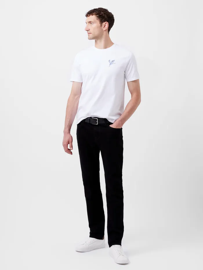 Man TShirts and Polo Shirts French Connection Cormorant Organic Graphic TShirt White Man TShirts and Polo Shirts French Connection Cormorant Organic Graphic TShirt White