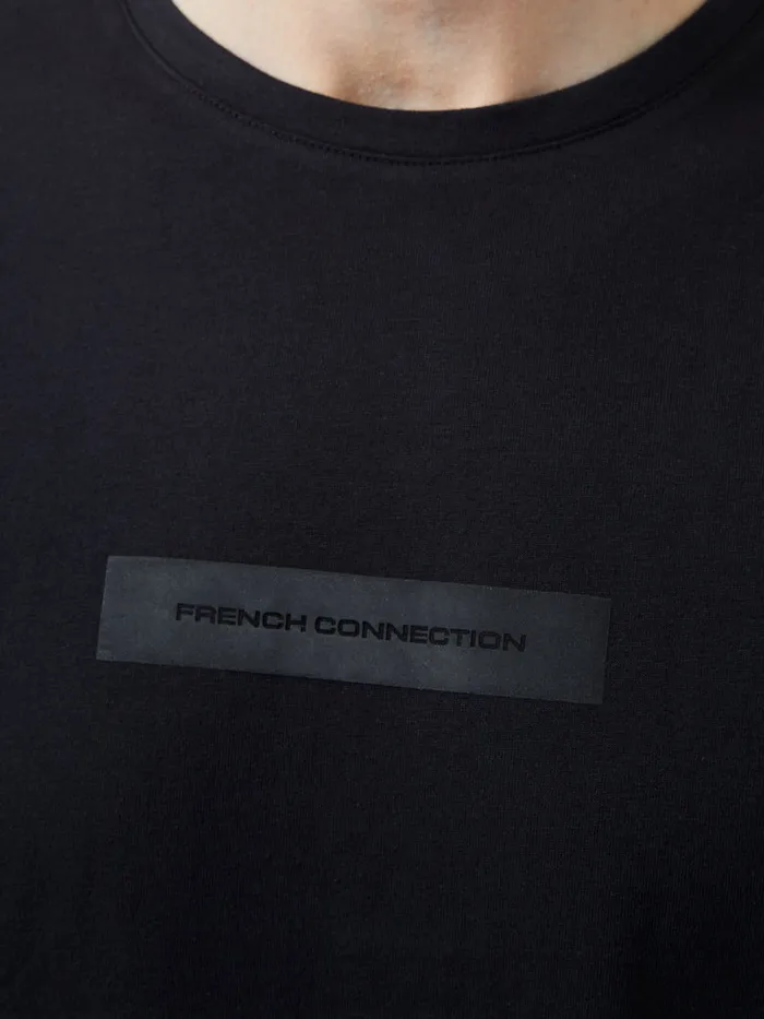 Man TShirts and Polo Shirts French Connection French Connection Organic Graphic TShirt Black Man TShirts and Polo Shirts French Connection French Connection Organic Graphic TShirt Black