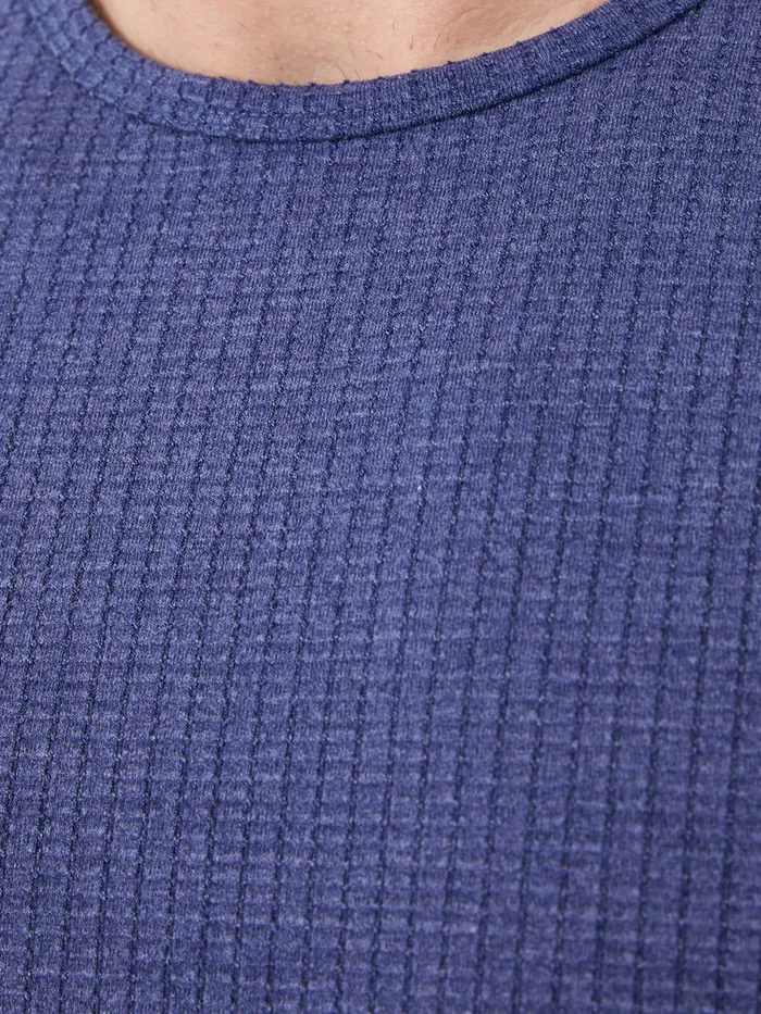 Man TShirts and Polo Shirts French Connection Ladder Texture TShirt Navy Man TShirts and Polo Shirts French Connection Ladder Texture TShirt Navy
