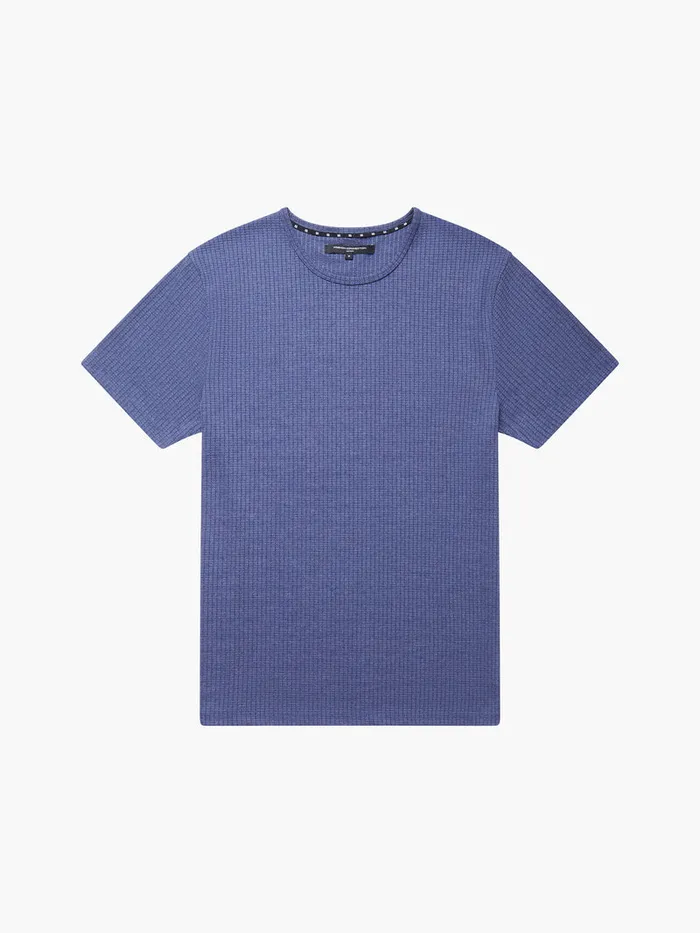 Man TShirts and Polo Shirts French Connection Ladder Texture TShirt Navy Man TShirts and Polo Shirts French Connection Ladder Texture TShirt Navy