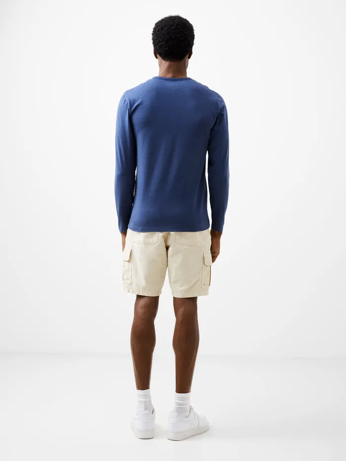 Man TShirts and Polo Shirts French Connection Long Sleeve Stretch TShirt Navy Mel Man TShirts and Polo Shirts French Connection Long Sleeve Stretch TShirt Navy Mel