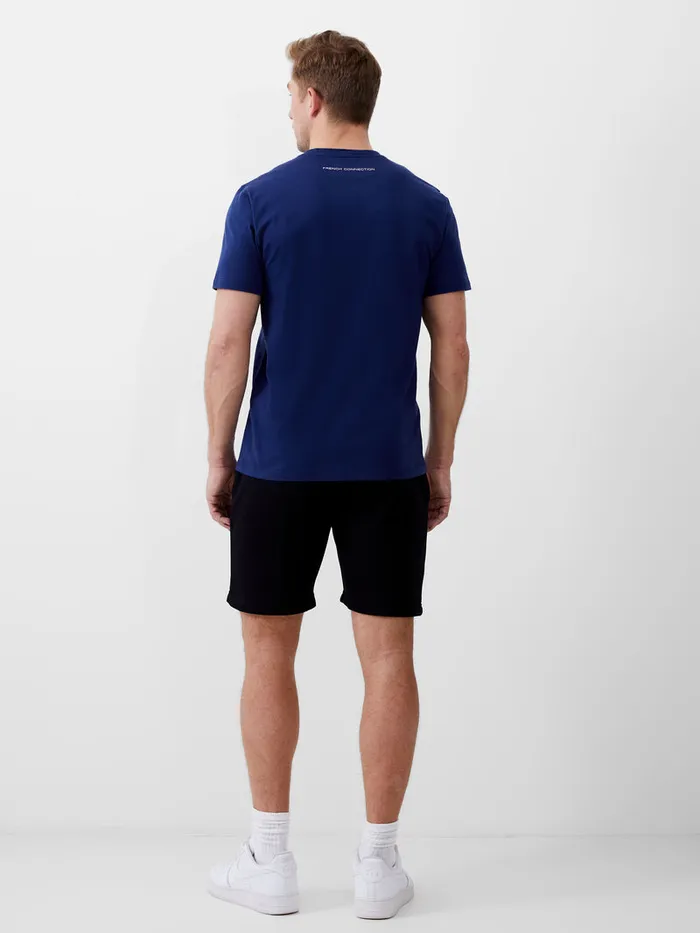 Man TShirts and Polo Shirts French Connection Mirror Repeat Logo Organic Graphic TShirt Navy Man TShirts and Polo Shirts French Connection Mirror Repeat Logo Organic Graphic TShirt Navy