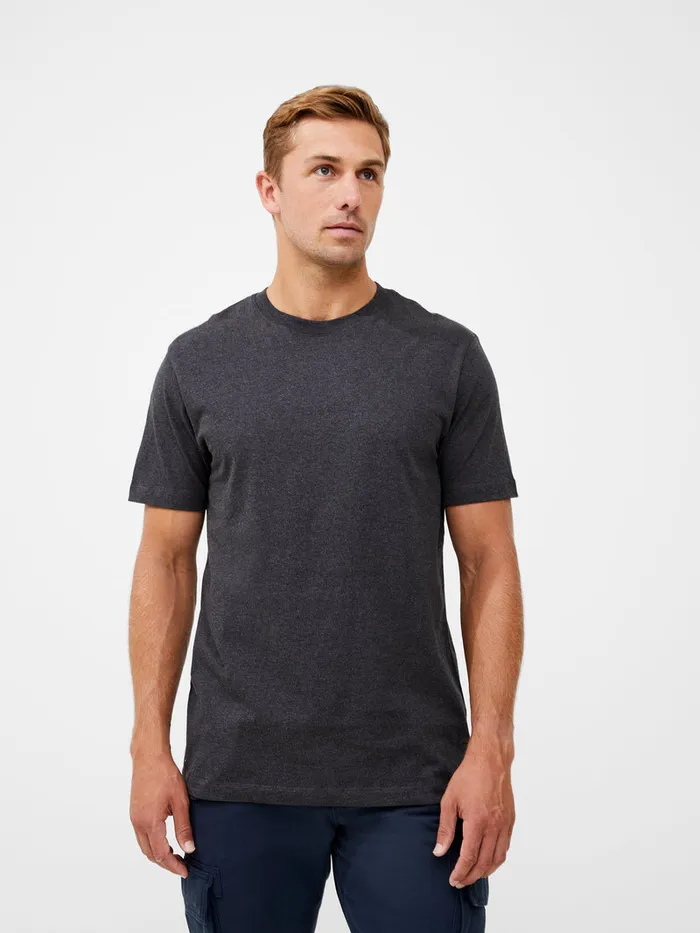 Man TShirts and Polo Shirts French Connection Organic Cotton Classic TShirt Charcoal Mel Man TShirts and Polo Shirts French Connection Organic Cotton Classic TShirt Charcoal Mel