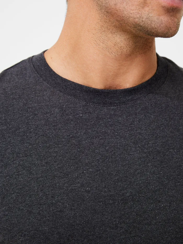 Man TShirts and Polo Shirts French Connection Organic Cotton Classic TShirt Charcoal Mel Man TShirts and Polo Shirts French Connection Organic Cotton Classic TShirt Charcoal Mel