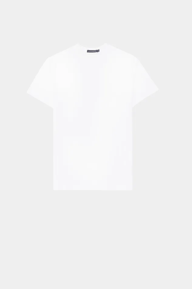 Man TShirts and Polo Shirts French Connection Organic Cotton Classic TShirt Linen White