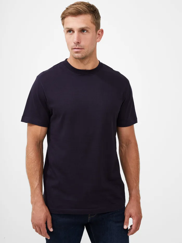 Man TShirts and Polo Shirts French Connection Organic Cotton Classic TShirt Utility Blue Man TShirts and Polo Shirts French Connection Organic Cotton Classic TShirt Utility Blue