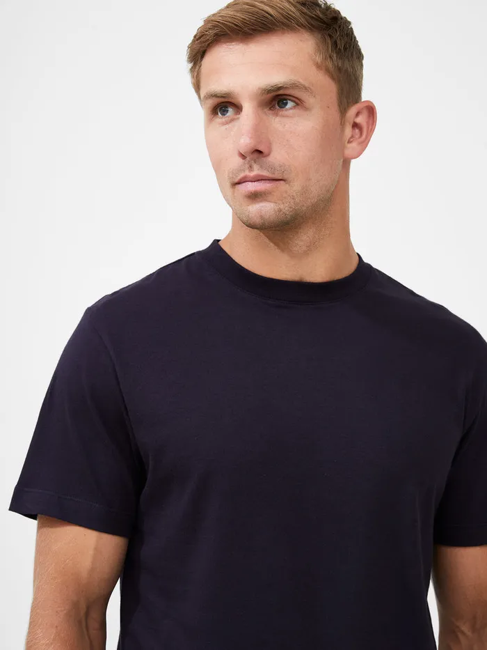 Man TShirts and Polo Shirts French Connection Organic Cotton Classic TShirt Utility Blue Man TShirts and Polo Shirts French Connection Organic Cotton Classic TShirt Utility Blue