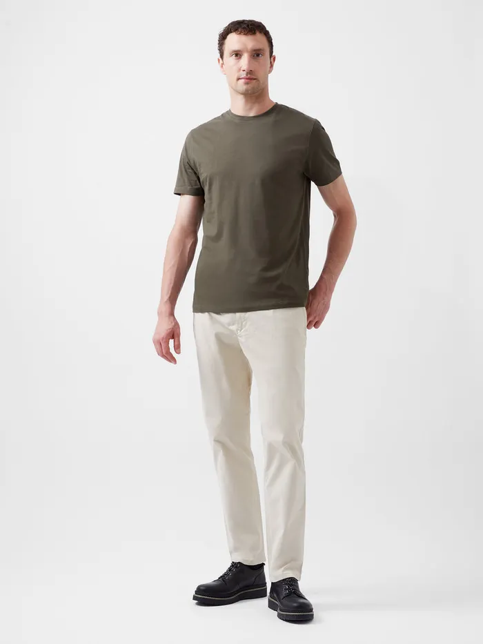 Man TShirts and Polo Shirts French Connection Organic Cotton TShirt Olive Man TShirts and Polo Shirts French Connection Organic Cotton TShirt Olive