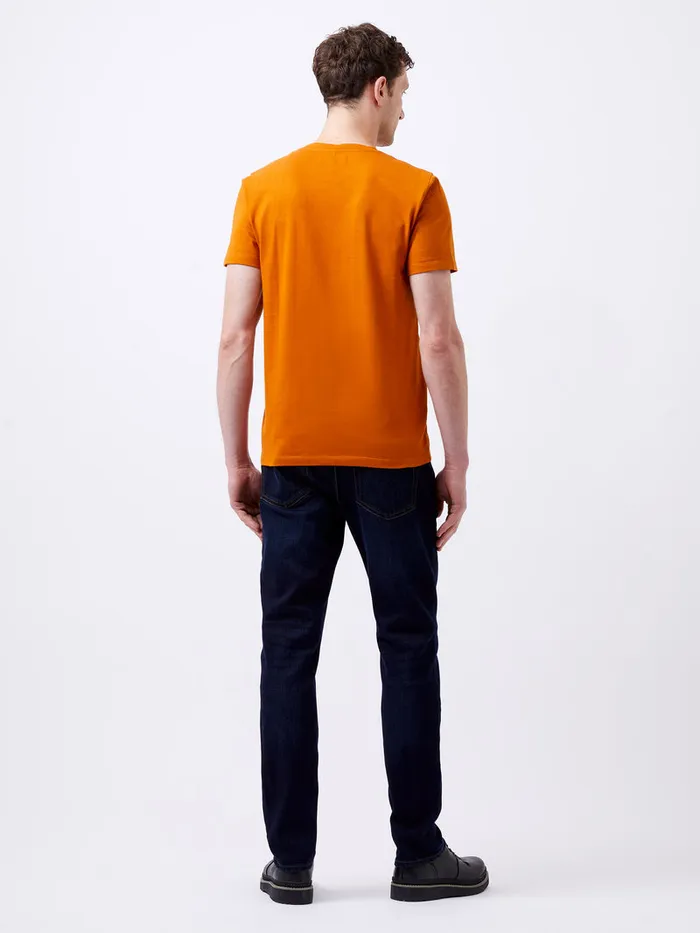 Man TShirts and Polo Shirts French Connection Organic Cotton TShirt Rust Man TShirts and Polo Shirts French Connection Organic Cotton TShirt Rust