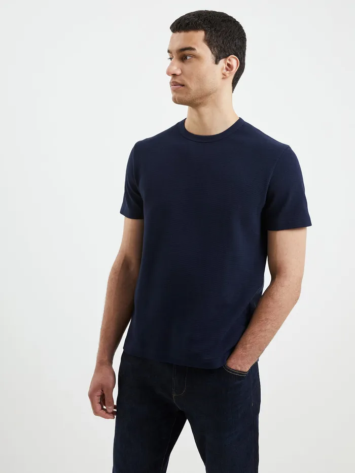 Man TShirts and Polo Shirts French Connection Ottoman Crew TShirt Marine