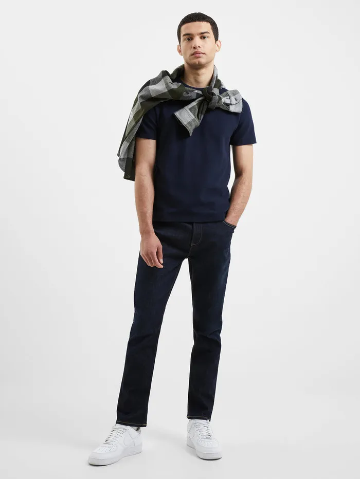 Man TShirts and Polo Shirts French Connection Ottoman Crew TShirt Marine Man TShirts and Polo Shirts French Connection Ottoman Crew TShirt Marine