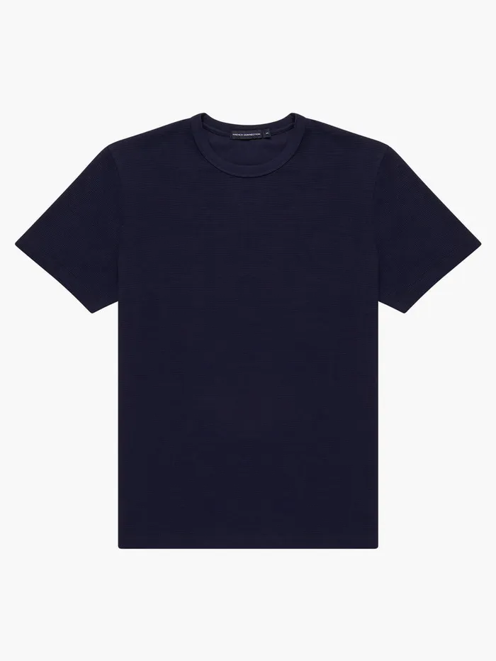 Man TShirts and Polo Shirts French Connection Ottoman Crew TShirt Marine Man TShirts and Polo Shirts French Connection Ottoman Crew TShirt Marine