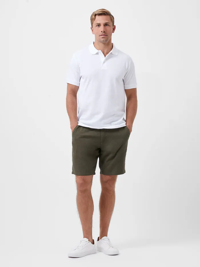 Man TShirts and Polo Shirts French Connection Popcorn Polo Shirt White