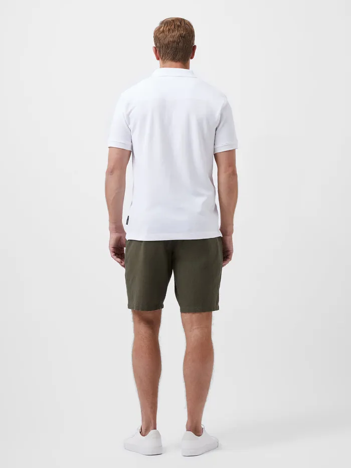 Man TShirts and Polo Shirts French Connection Popcorn Polo Shirt White