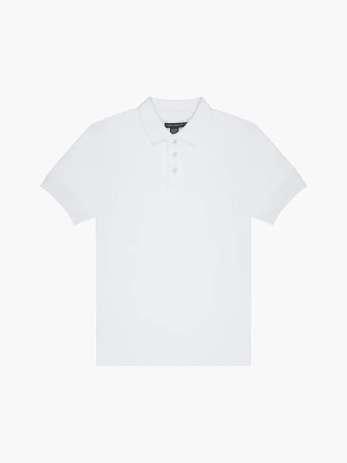 Man TShirts and Polo Shirts French Connection Popcorn Polo Shirt White