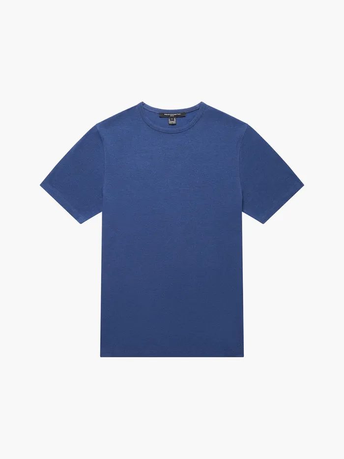 Man TShirts and Polo Shirts French Connection Short Sleeve Stretch TShirt Navy Mel Man TShirts and Polo Shirts French Connection Short Sleeve Stretch TShirt Navy Mel